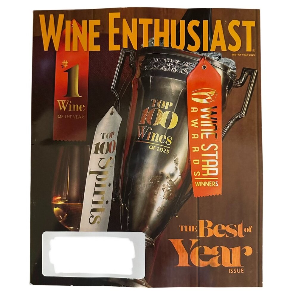 Wine Enthusiast Magazine Best of Year 2025 Wine Star Awards Top 100 Spirits